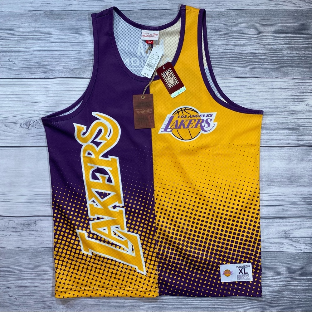 Mitchell & Ness Home & Away LA Lakers Jersey Size XL